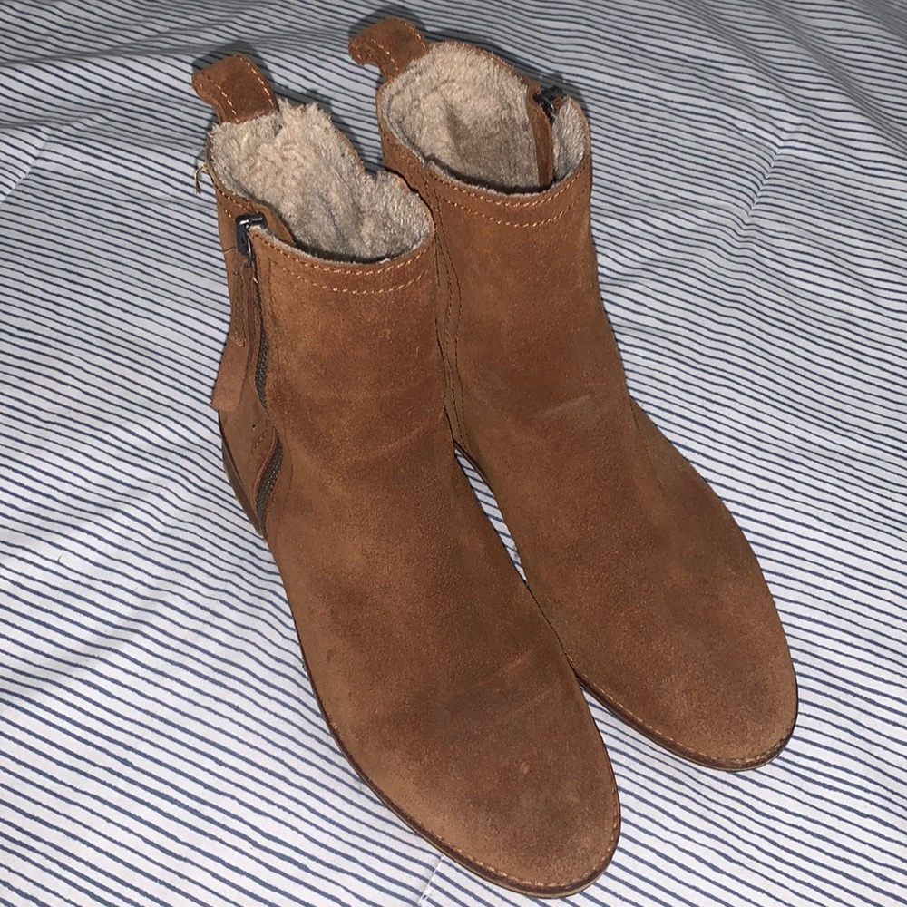 H&M suede warm booties
